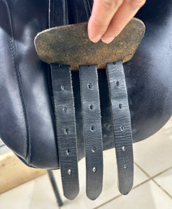 16 1/2” XW Teversal WH Saddle - Black