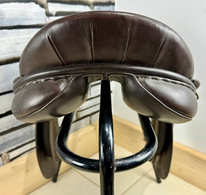 17 1/2” Wide Ideal International Event Saddle - Brown