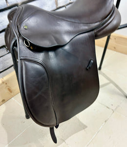16 1/2” XW Manor GP/VSD Cob Saddle - Brown