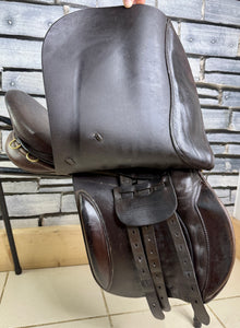 17” Wide-XW Ideal Apex H&C Cob GP Saddle - Brown