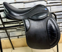 Load image into Gallery viewer, 16” Wide Native Pony Saddle Company WH/GP Saddle - Black