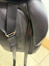 Load image into Gallery viewer, 17” Wide Crown/Ideal Jessica Dressage Saddle - Black - Excellent Condition
