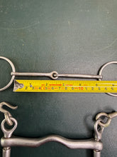 Load image into Gallery viewer, 4 1/2” Harvey Double Bit Set - Sliding Weymouth &amp; Narrow Mouth Bridoon- Showing