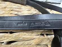 Load image into Gallery viewer, S/H Dever English Wide 3/4” Rubber Hunting Reins - Brown - Cob
