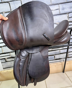 17” Medium Kings Saddley VSD Saddle - Brown