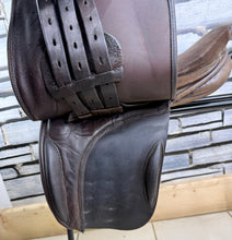 Load image into Gallery viewer, 15” Wide English Pony WH/Show Saddle - Brown