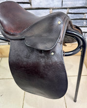 Load image into Gallery viewer, 11 1/2” MW Robinsons English Tiny Pony Saddle - Brown