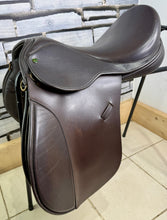 Load image into Gallery viewer, 17 1/2” XW Ideal VSD H&amp;C Cob GP Saddle -Brown- Point &amp; Balance Straps