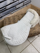 Load image into Gallery viewer, S/H Nuumed Wool Rollled Edge Half Pad - White/Natural - XL