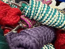 Load image into Gallery viewer, Soft Braided ‘Pick &amp; Mix’ Lead Rope - 7ft Long - Trigger Clip - Multi