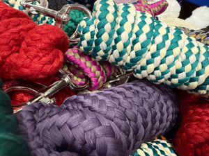 Soft Braided ‘Pick & Mix’ Lead Rope - 7ft Long - Trigger Clip - Multi