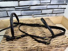 Load image into Gallery viewer, S/H English Raised In hand Showing Bridle -Brown/Brass- Full