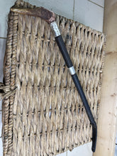 Load image into Gallery viewer, Vintage Gents Strong Hunt Whip - Silver Collar and Antler Hook