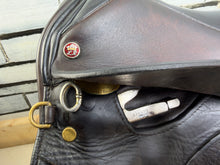 Load image into Gallery viewer, 17 1/2” Wide Lovatt &amp; Rickets Sylvan English GP Saddle - Brown - Arabian Saddle Company
