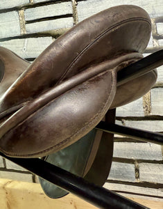16” Medium Barrie Swain English Pony GP Saddle - Black