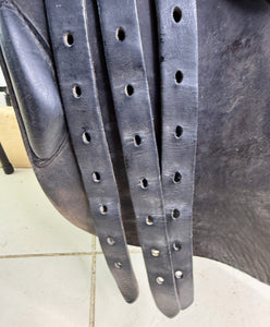 17 1/2” Medium Albion Legend Jump Saddle - Black