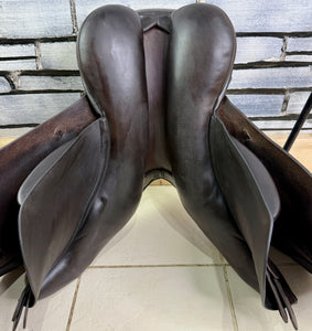 17 1/2” MW Farrington Burford Event Saddle - Brown Buffalo