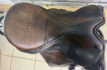Load image into Gallery viewer, 16 1/2” XW/Changeable Gullet Shires Optimus Leather GP Saddle - Brown