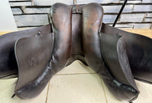 Load image into Gallery viewer, 17” XW Hamilton Balance GP Saddle - Brown - 4X Wide - Cob Hoop Tree