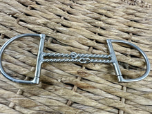 Load image into Gallery viewer, 5” Double Twisted Wire Mouth Dee Snaffle Bit