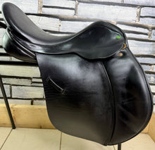 Load image into Gallery viewer, 17 1/2” MW Ideal 1350 GP Saddle - Black - Big Blocks - English Leather