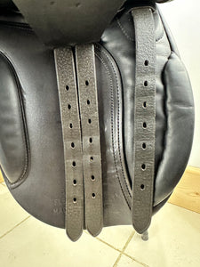 16 1/2” Wide Kings Saddlery Show/WH Saddle - Brown