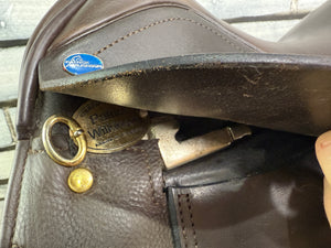 17 1/2” MW Patrick Wilkinson VSD/WH Saddle - Brown