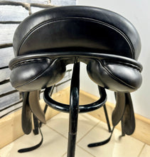 Load image into Gallery viewer, 17 1/2” Wide Ideal Jessica Dressage Saddle - Black