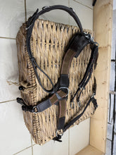 Load image into Gallery viewer, S/H Elastic 5-Point Breastplate &amp; Martingale -Brown- Small Pony