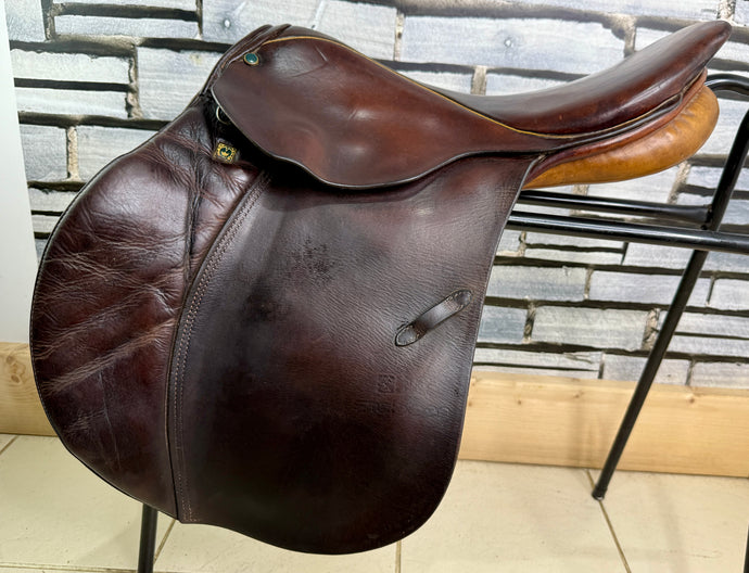 17 1/2” C (MW) Stubben Siegfried II Jump Saddle - Brown