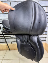 Load image into Gallery viewer, 17 1/2” XW Jeffries Falcon Hawk Event Cob GP Saddle - Black