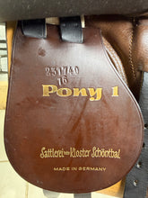 Load image into Gallery viewer, 16” MW Lemetex “Pony 1” German GP Saddle - Brown