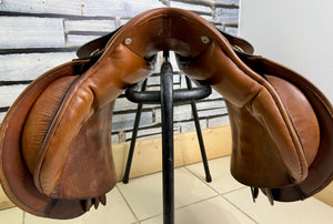 17 1/2” XW-XXW Frank Baines Balance Zenith Jump Saddle - Tan
