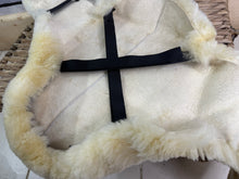 Load image into Gallery viewer, S/H Lemieux Lambskin Wool Stud Girth Cover - Natural - Large