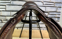 Load image into Gallery viewer, 14” Wide English Pony Saddle - Brown