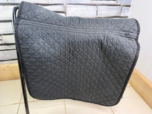 Load image into Gallery viewer, S/H 2 x Nuumed Cotton Dressage Saddlecloths - Black - L