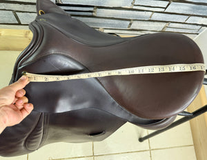 17 1/2” XW/WW Symmonds Designer GP Saddle - Brown
