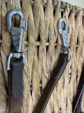 Load image into Gallery viewer, S/H Elasticated Leather Adjustable Side Reins - Full - Brown