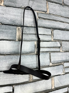 S/H English 1 1/8” Hunter Cavesson Noseband - Brown - Cob