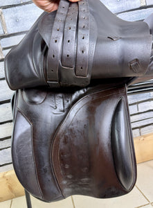 17” Medium Woodseaves WH Saddle - Brown