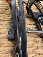 Load image into Gallery viewer, S/H English Hunter Complete Pelham Bridle - Black - Full