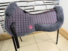Load image into Gallery viewer, S/H Lemieux Wool Rollled Edge Half Pad - Grey - Medium