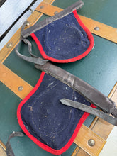 Load image into Gallery viewer, Leather &amp; Wool Knee Boots -Full/Large - Brown/Navy/Red - Melton