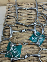 Load image into Gallery viewer, S/H Job Lot of Nine X 5” Bits - New &amp; Used - Pelham/Gag/Snaffle