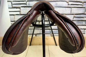 17 1/2” Medium Santa Cruz Jump Saddle - Brown