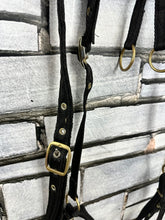 Load image into Gallery viewer, S/H Webbing Hunting Breastplate - Black/Brass - Full