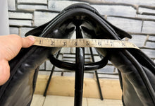 Load image into Gallery viewer, 12 1/2” Wide English Tiny Pony GP Saddle - Black - Child’s First Saddle