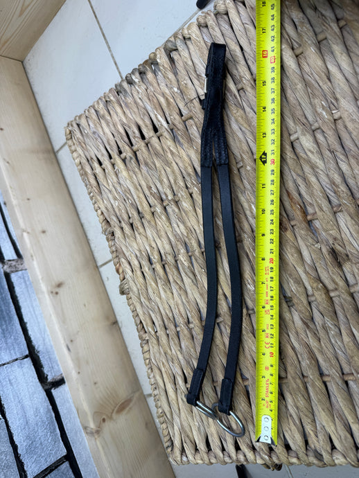 S/H Running Martingale Attachment -Black- Cob