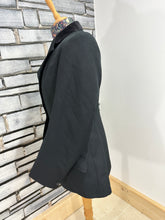 Load image into Gallery viewer, Ladies Size 38 Vintage Rosette Show Jacket - Black