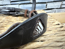 Load image into Gallery viewer, Velocity Poll Relief Anatomic Hunter Bridle, Flexi Reins-Full